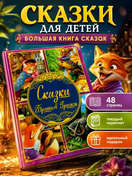 Умка Книга Сказки братьев Гримм внеклассное чтение для детей
