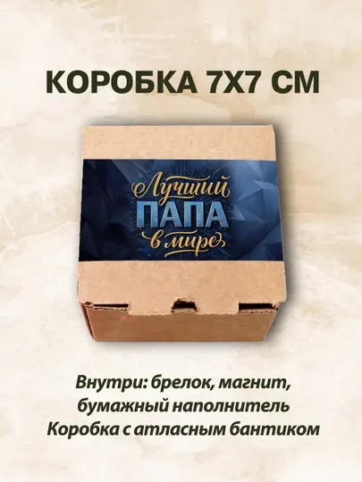 Подарочный набор маме и папе: брелок магнит, готов к вручению сувенир в подарок,