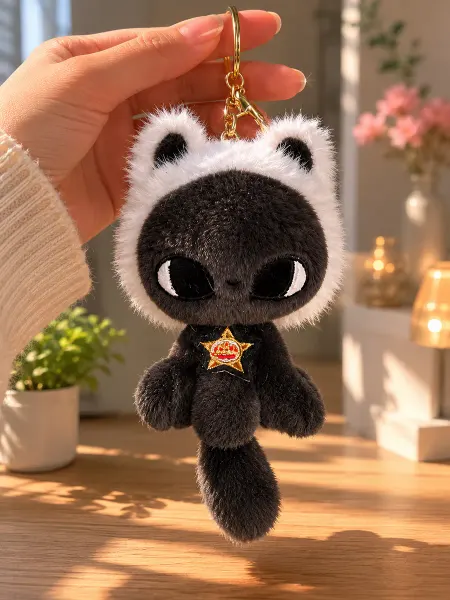Игрушки плюшевая радость Мягкая игрушка брелок КОШКА