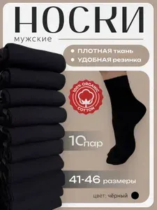 Носки мужские носки, 10 пар