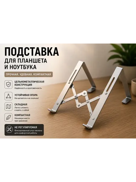 Нет бренда Подставка для ноутбука, планшета, книги, телефона