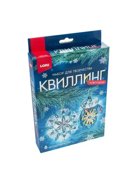 Квиллинг "Красивая зима" Новогодний