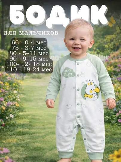 Детский боди-комбинезон, для новорожденных