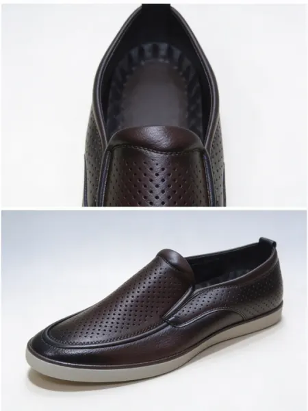 Мокасины мужские из натуральной кожи, 40-44