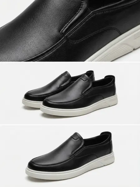 Мокасины мужские из натуральной кожи, 40-44