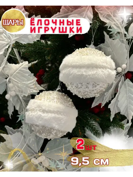 НовогодняяАтмосфера Елочные игрушки набор 2 шт