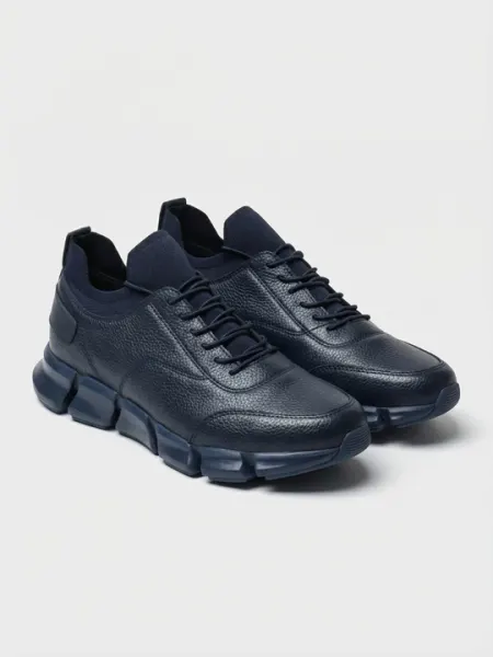 Слипоны мужские, из натуральной кожи, 40-44
