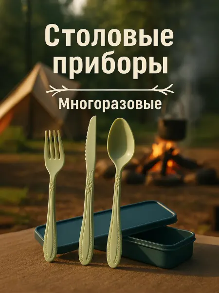 Доляна Набор столовых приборов