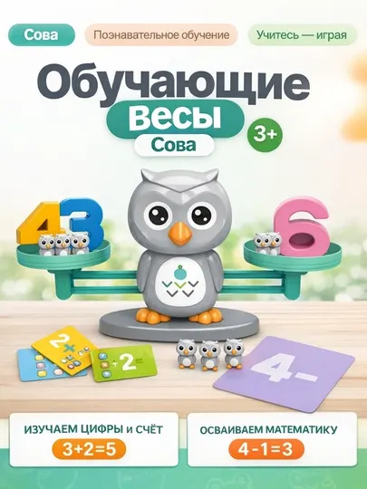 Развивающие игрушки, детские игрушки, весы для детей, подарок детям, математика, цифры буквы