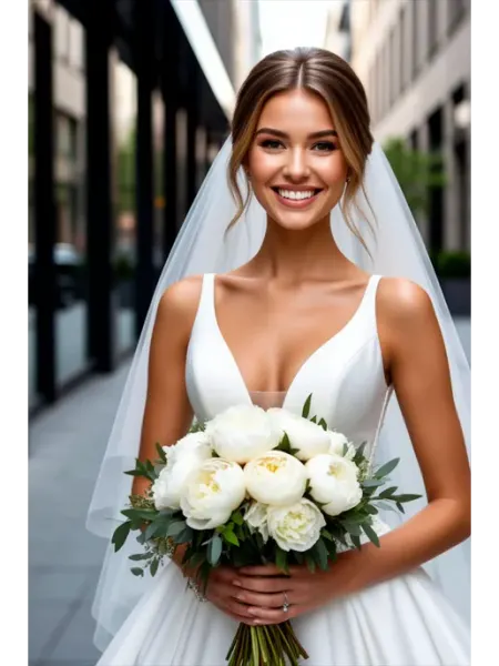 Magic Bride Фата свадебная короткая