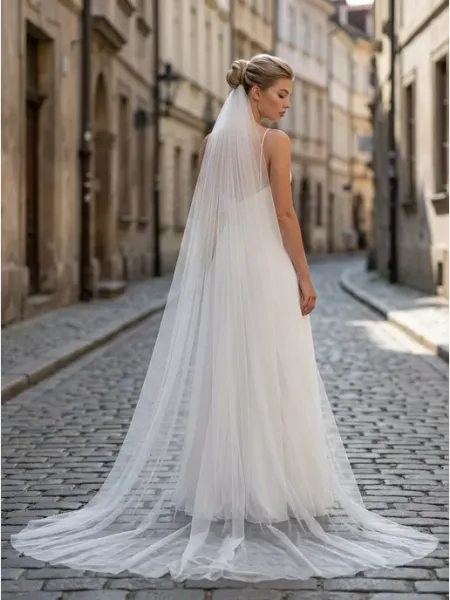 Dinastia Dance Shop Фата свадебная длинная