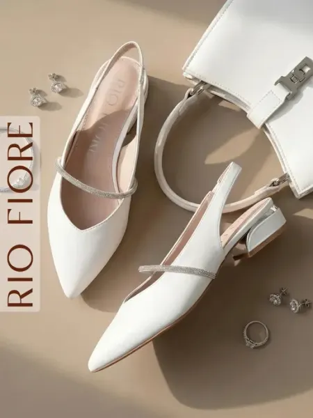 Rio Fiore Туфли на низком каблуке свадебные слингбэки