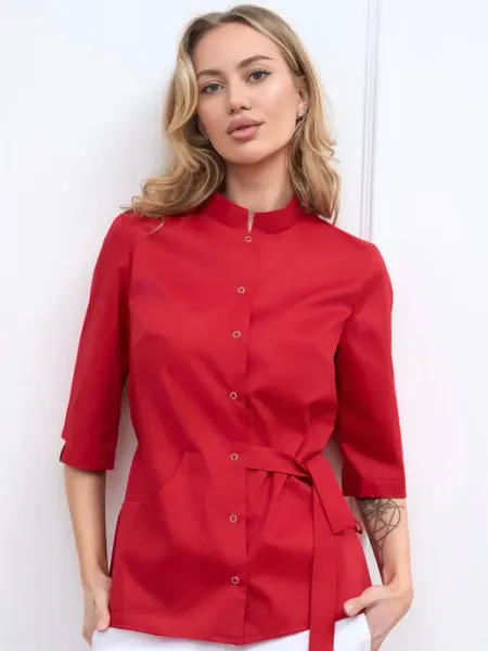 Select of Lily Рубашка медицинская туника на кнопках