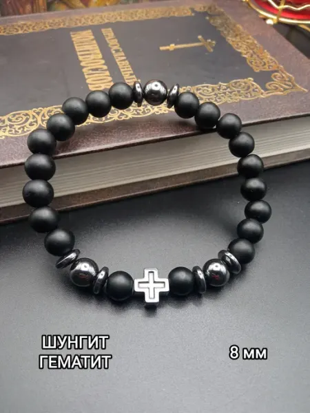 Православный браслет из натуральных камней