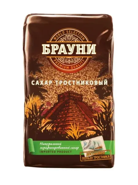 Брауни Сахар тростниковый нерафинированный 900 гр
