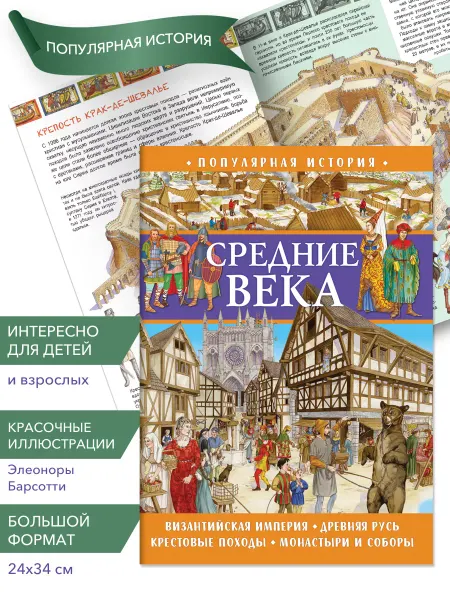 НД Плэй Книга для детей Популярная история. Средние века
