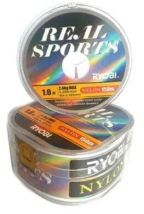 Леска RYOBI Real Sports-04 150m, #2.5, 0.265mm, 5.9kg, оливковая