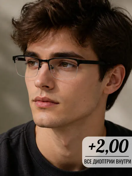 М ОПТИКС Очки для зрения +2.00 корригирующие