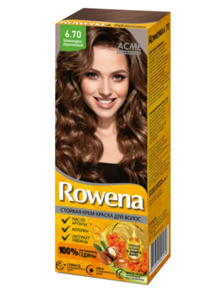 Acme -Color Крем-краска для волос "Rowena" тон 6.70 шоколадно-коричневый