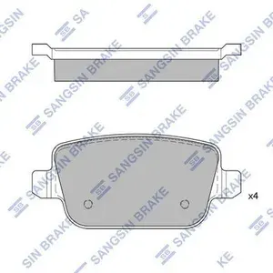 Колодки тормозные FORD GALAXY/MONDEO/S-MAX/VOLVO S80/XC70/FREELANDER 06- задние