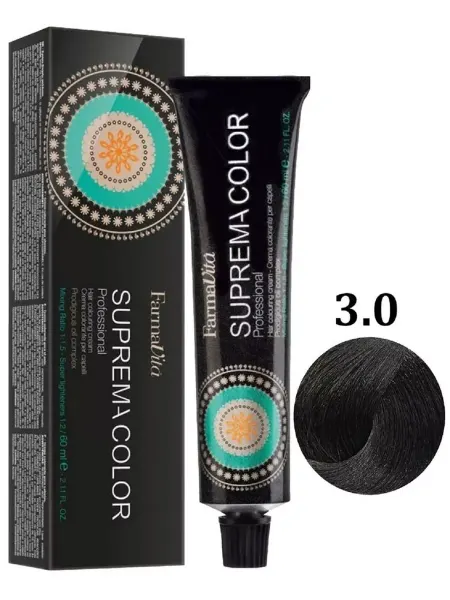 Farmavita Краска для волос Suprema Color 3.0 Темно-каштановый 60 мл