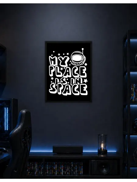 Postersbase Арт-постер Взрослый любитель космоса 30x40
