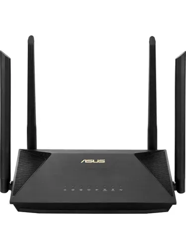 Wi-Fi роутер ASUS RT-AX1800U, Wi-Fi 6, AX1800, двухдиапазонный 2.4/5 ГГц, 3 LAN 1000 Мбит/с, 1xUSB 2.0, Mesh, черный