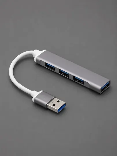USB HUB 3.0 4 порта, USB-разветвитель, адаптер-удлинитель для компьютера и ноутбука