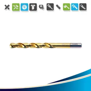Сверло (цилиндрический хвостовик) d10,0 мм Р6М5 ONYX TIN шлиф.пласт. бокс