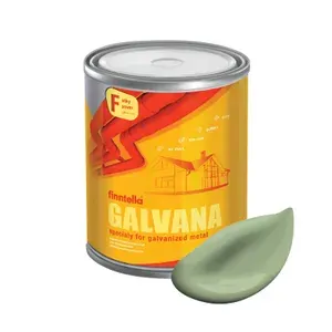 Краска для бетона и оцинковки GALVANA FINNTELLA,цвет SYPRESSI светло-зелёный, 0,9л
