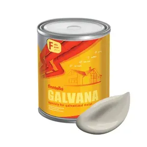 Краска для бетона и оцинковки GALVANA FINNTELLA,цвет TINA бежевый, 0,9л