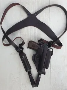 Кобура наплечная вертикальная для ПМ (Макаров) ПММ с пеналами для запасных обойм