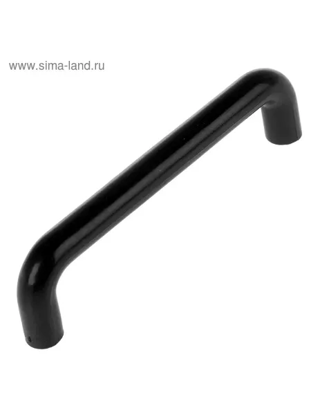 Тундра Черная пластиковая ручка скоба 96 мм PLASTIC 009