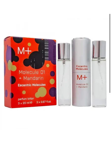 Духи миниатюрки Мини набор духов Molecule 01+Mandarin-Мандарин