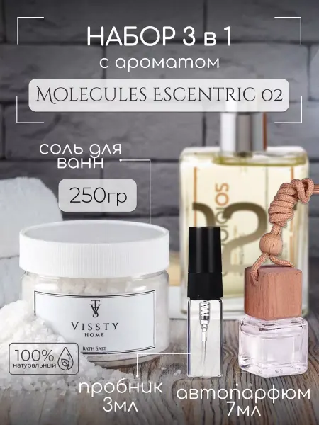 VISSTY PERFUMERY Набор парфюмерный подарочный Molecules Escentric 02
