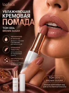 Topface Помада минеральная для губ на водной основе Sensitive Stylo PT157 тон 04 brown sugar