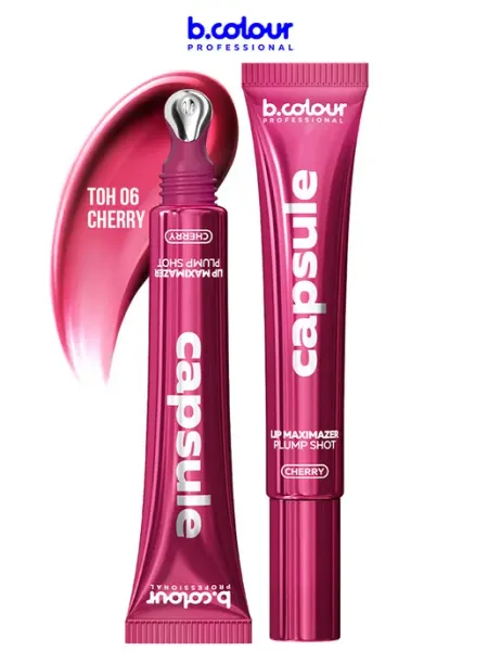 B.COLOUR PROFESSIONAL Блеск для губ розовый, бальзам CAPSULE 06 CHERRY