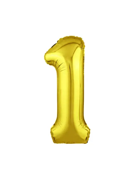 Holiville Шар Цифра Золото "1" 102 см