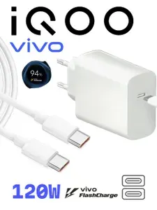 Зарядное устройство для iQoo / Vivo FlashCharge 120W + кабель 1 м Type-C Type-C
