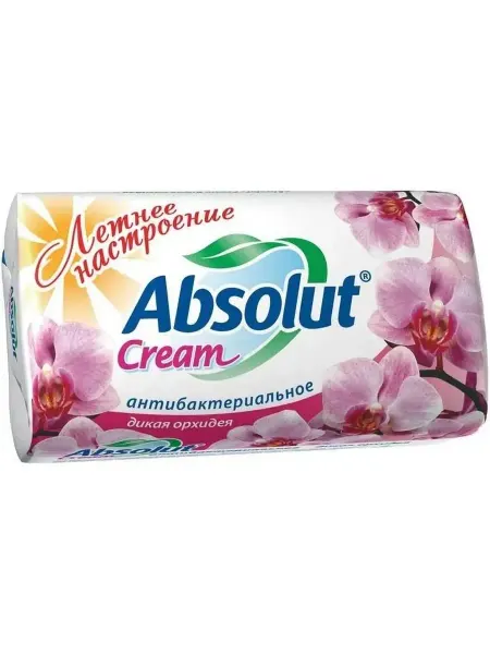 Absolut Мыло твердое туалетное твердое, 2 в 1 дикая орхидея