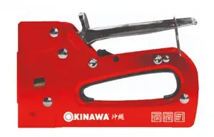 OKINAWA HEAVY Степлер строительный 3 в 1, регулируемая сила удара, металлический, арт.2364