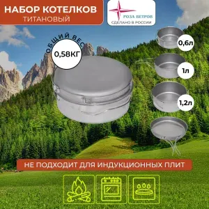 Роза ветров Набор туристической посуды для охоты и рыбалки