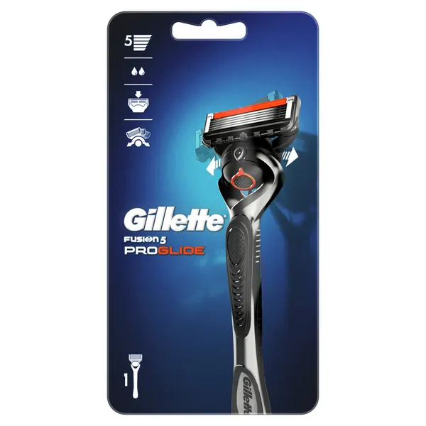 GILLETTE Бритвенный станок мужской Fusion5 Proglide с 1 кассетой