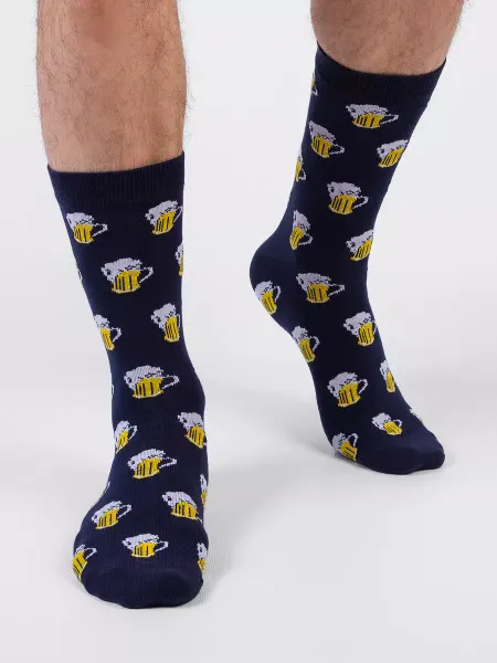 Just Socks Носки мужские с принтом высокие спортивные, 1 пара хлопок