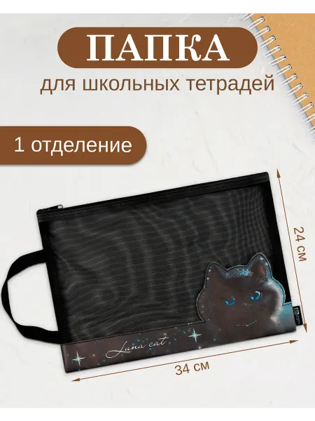 Феникс+ Папка для школьных тетрадей А4 из нейлона 1 отд
