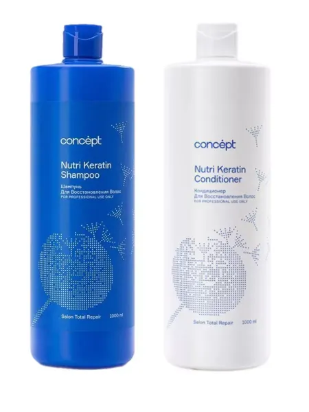 Concept Шампунь и Кондиционер для восстановления Nutri Keratin, 1+1л