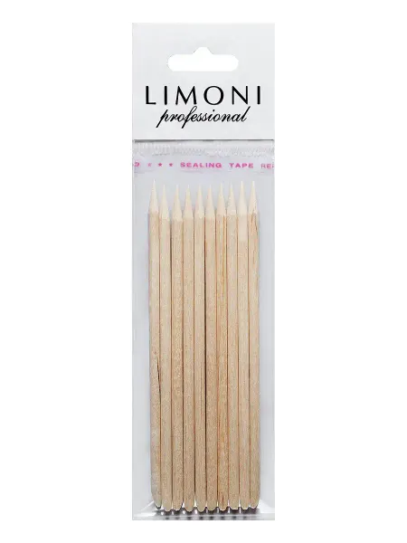 Limoni Апельсиновые палочки для маникюра и педикюра 10 см, 10 шт