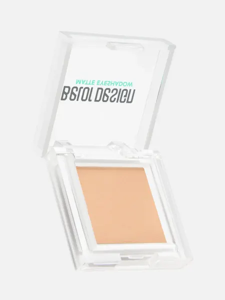 BELOR DESIGN Тени для век матовые стойкие MATTE EYESHADOW тон 100 нюд