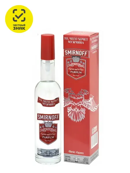 Earomat Original ТО,ЧЕГО ХОЧЕТ МУЖЧИНА SMIRNOFF PARFUM туалетная вода 100 ml