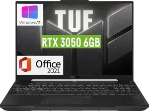 ASUS Игровой ноутбук Asus TUF 16" IPS 144гц, i5 210H (до 4.8ггц),32Gb, SSD 1TB,RTX 3050-6Gb,Win11 PRO+Office,Рус. клав. Игровой ноутбук 16", Intel Core 5 210H, RAM 32 ГБ, SSD 1000 ГБ, NVIDIA GeForce RTX 3050 (6 Гб), Windows Pro, черно-серый, Русская раскладка